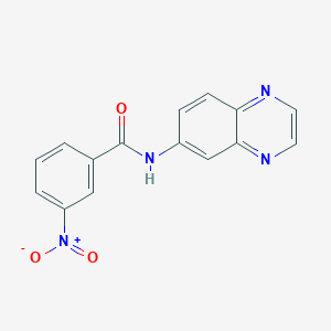 3-nitro-N-quinoxalin-6-ylbenzamide