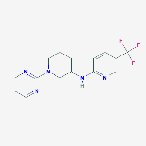 N-(1-pyrimidin-2-ylpiperidin-3-yl)-5-(trifluoromethyl)pyridin-2-amine