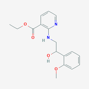 molecular formula C17H20N2O4 B6620614 Ethyl 2-[[2-hydroxy-2-(2-methoxyphenyl)ethyl]amino]pyridine-3-carboxylate 