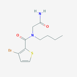 N-(2-amino-2-oxoethyl)-3-bromo-N-butylthiophene-2-carboxamide