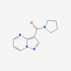 Pyrazolo[1,5-a]pyrimidin-3-yl(pyrrolidin-1-yl)methanone