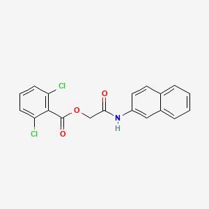 molecular formula C19H13Cl2NO3 B6620821 [2-(Naphthalen-2-ylamino)-2-oxoethyl] 2,6-dichlorobenzoate 