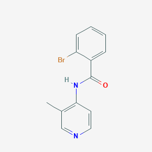 molecular formula C13H11BrN2O B6620850 2-bromo-N-(3-methylpyridin-4-yl)benzamide 