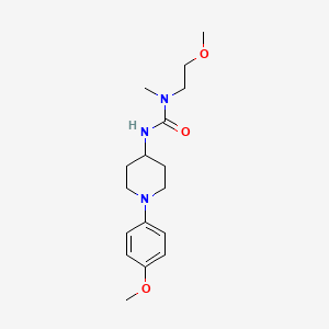 1-(2-Methoxyethyl)-3-[1-(4-methoxyphenyl)piperidin-4-yl]-1-methylurea