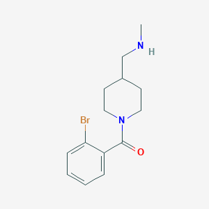 (2-Bromophenyl)-[4-(methylaminomethyl)piperidin-1-yl]methanone