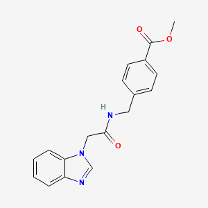 Methyl 4-[[[2-(benzimidazol-1-yl)acetyl]amino]methyl]benzoate