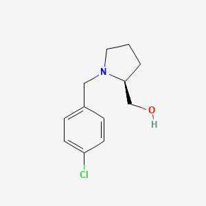 [(2S)-1-[(4-chlorophenyl)methyl]pyrrolidin-2-yl]methanol