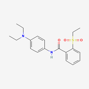 N-[4-(diethylamino)phenyl]-2-ethylsulfonylbenzamide