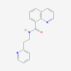 N-(2-pyridin-2-ylethyl)quinoline-8-carboxamide