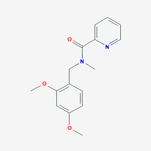 molecular formula C16H18N2O3 B6621280 N-[(2,4-dimethoxyphenyl)methyl]-N-methylpyridine-2-carboxamide 