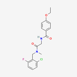 N-[2-[(2-chloro-6-fluorophenyl)methyl-methylamino]-2-oxoethyl]-4-ethoxybenzamide