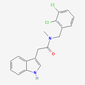 N-[(2,3-dichlorophenyl)methyl]-2-(1H-indol-3-yl)-N-methylacetamide