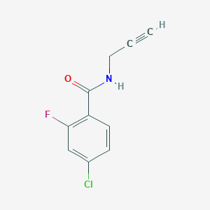 4-chloro-2-fluoro-N-prop-2-ynylbenzamide