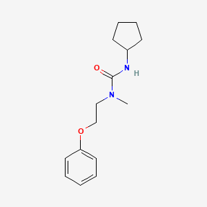 3-Cyclopentyl-1-methyl-1-(2-phenoxyethyl)urea