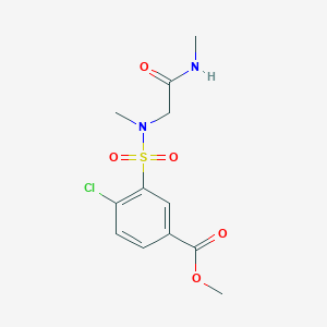 Methyl 4-chloro-3-[methyl-[2-(methylamino)-2-oxoethyl]sulfamoyl]benzoate