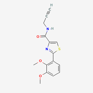 2-(2,3-dimethoxyphenyl)-N-prop-2-ynyl-1,3-thiazole-4-carboxamide