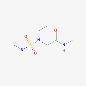 2-[dimethylsulfamoyl(ethyl)amino]-N-methylacetamide