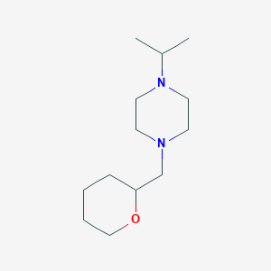 1-isopropyl-4-((tetrahydro-2H-pyran-2-yl)methyl)piperazine