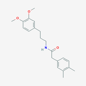 N-[3-(3,4-dimethoxyphenyl)propyl]-2-(3,4-dimethylphenyl)acetamide