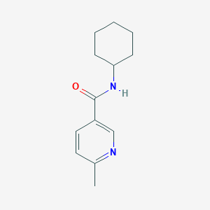 N-cyclohexyl-6-methylpyridine-3-carboxamide