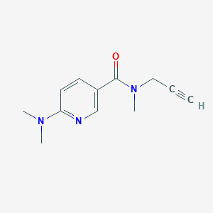 6-(dimethylamino)-N-methyl-N-prop-2-ynylpyridine-3-carboxamide