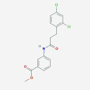 Methyl 3-[3-(2,4-dichlorophenyl)propanoylamino]benzoate