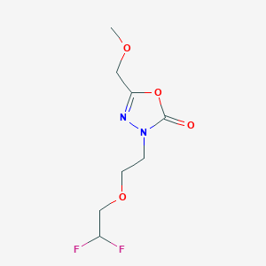 3-[2-(2,2-Difluoroethoxy)ethyl]-5-(methoxymethyl)-1,3,4-oxadiazol-2-one