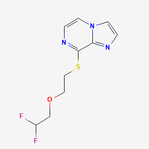 8-[2-(2,2-Difluoroethoxy)ethylsulfanyl]imidazo[1,2-a]pyrazine