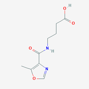 4-[(5-Methyl-1,3-oxazole-4-carbonyl)amino]butanoic acid