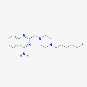 2-[[4-(5-Fluoropentyl)piperazin-1-yl]methyl]quinazolin-4-amine