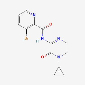 3-bromo-N-(4-cyclopropyl-3-oxopyrazin-2-yl)pyridine-2-carboxamide