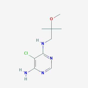 5-chloro-4-N-(2-methoxy-2-methylpropyl)pyrimidine-4,6-diamine