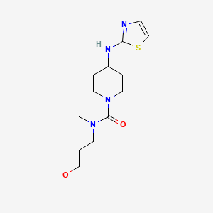 N-(3-methoxypropyl)-N-methyl-4-(1,3-thiazol-2-ylamino)piperidine-1-carboxamide