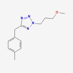 2-(3-Methoxypropyl)-5-[(4-methylphenyl)methyl]tetrazole