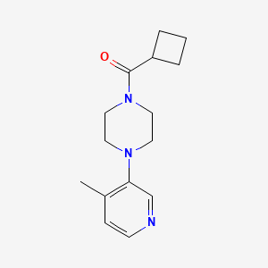 molecular formula C15H21N3O B6625449 Cyclobutyl-[4-(4-methylpyridin-3-yl)piperazin-1-yl]methanone 