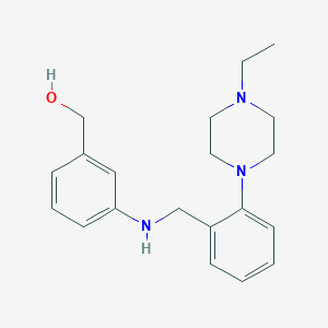 [3-[[2-(4-Ethylpiperazin-1-yl)phenyl]methylamino]phenyl]methanol