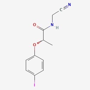 (2S)-N-(cyanomethyl)-2-(4-iodophenoxy)propanamide