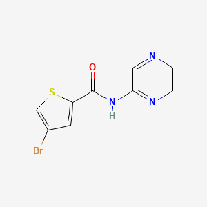 4-bromo-N-pyrazin-2-ylthiophene-2-carboxamide