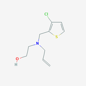 2-[(3-Chlorothiophen-2-yl)methyl-prop-2-enylamino]ethanol