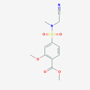 Methyl 4-[cyanomethyl(methyl)sulfamoyl]-2-methoxybenzoate