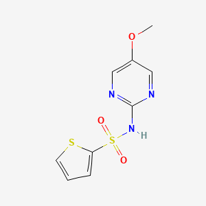 molecular formula C9H9N3O3S2 B6625943 N-(5-methoxypyrimidin-2-yl)thiophene-2-sulfonamide 