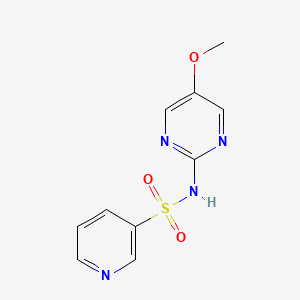 molecular formula C10H10N4O3S B6625951 N-(5-methoxypyrimidin-2-yl)pyridine-3-sulfonamide 