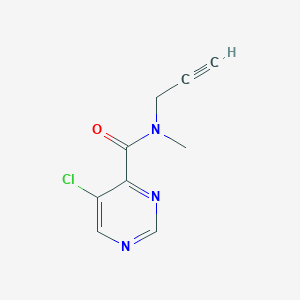 5-chloro-N-methyl-N-prop-2-ynylpyrimidine-4-carboxamide