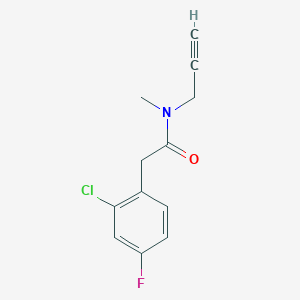 2-(2-chloro-4-fluorophenyl)-N-methyl-N-prop-2-ynylacetamide