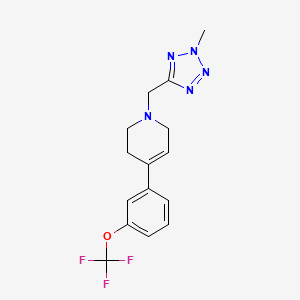 1-[(2-methyltetrazol-5-yl)methyl]-4-[3-(trifluoromethoxy)phenyl]-3,6-dihydro-2H-pyridine