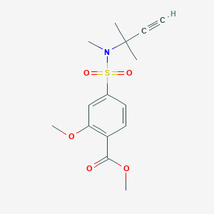 Methyl 2-methoxy-4-[methyl(2-methylbut-3-yn-2-yl)sulfamoyl]benzoate