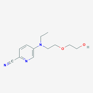 5-[Ethyl-[2-(2-hydroxyethoxy)ethyl]amino]pyridine-2-carbonitrile