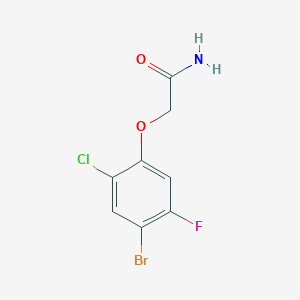 2-(4-Bromo-2-chloro-5-fluorophenoxy)acetamide