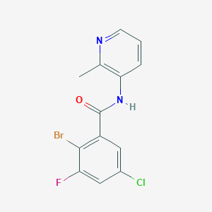 2-bromo-5-chloro-3-fluoro-N-(2-methylpyridin-3-yl)benzamide