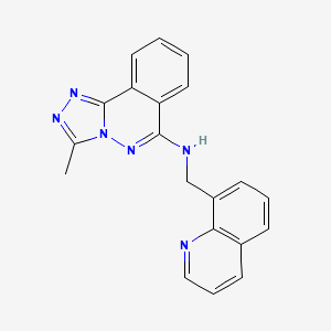 3-methyl-N-(quinolin-8-ylmethyl)-[1,2,4]triazolo[3,4-a]phthalazin-6-amine